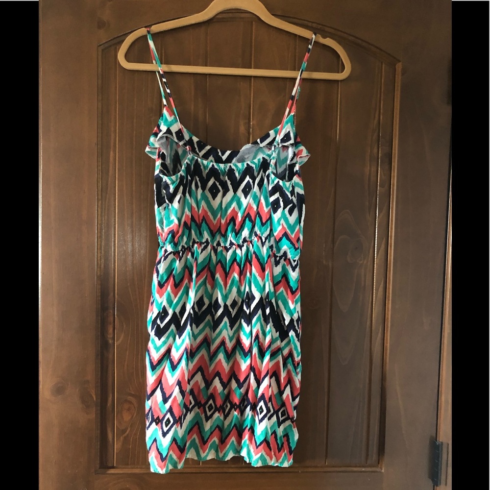 Multi colored sundress.  Size L